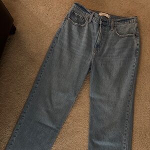 Abercrombie vintage straight high rise jeans